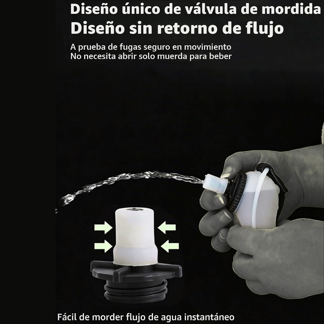 Botella de Agua de Muñeca con Velcro