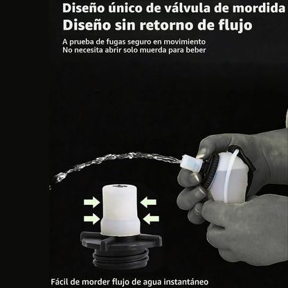 Botella de Agua de Muñeca con Velcro